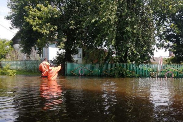 В Хабаровском крае река Уссури подтопила села